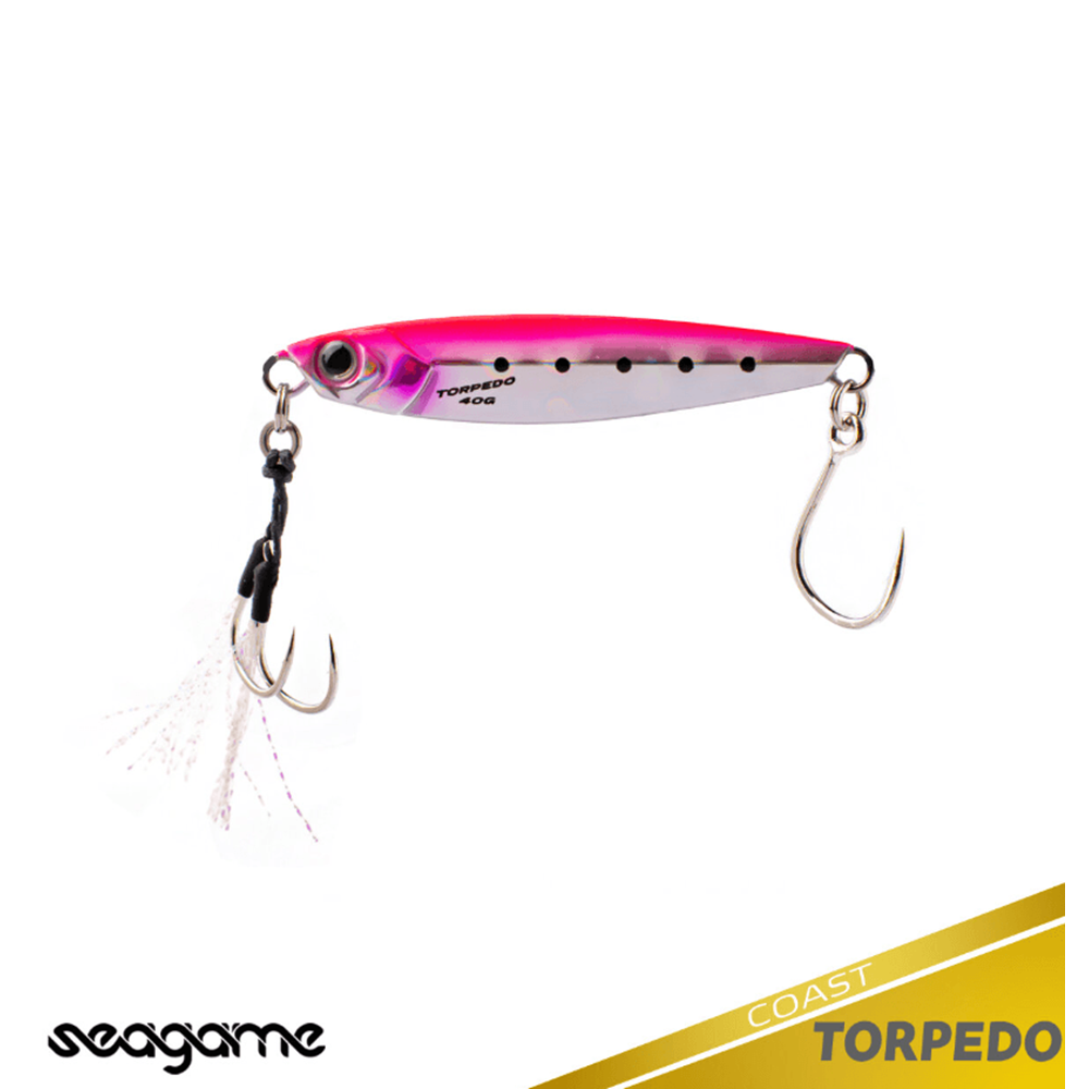Seagame Torpedo Coast 40G Jig Yem - 290 MAGIC PINK SARDINE