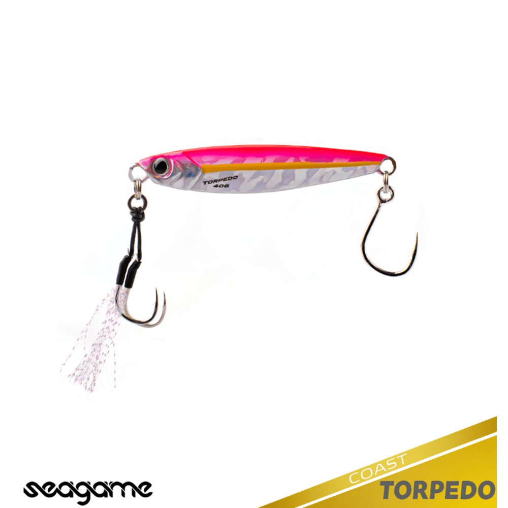 Seagame Torpedo Coast 40G Jig Yem - 003 PINK