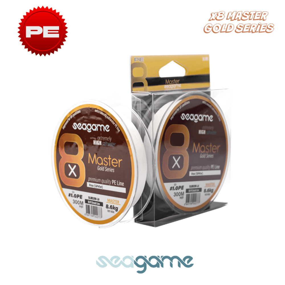 Seagame Master 8x 300m White İp Misina - 0.6PE 0.12MM