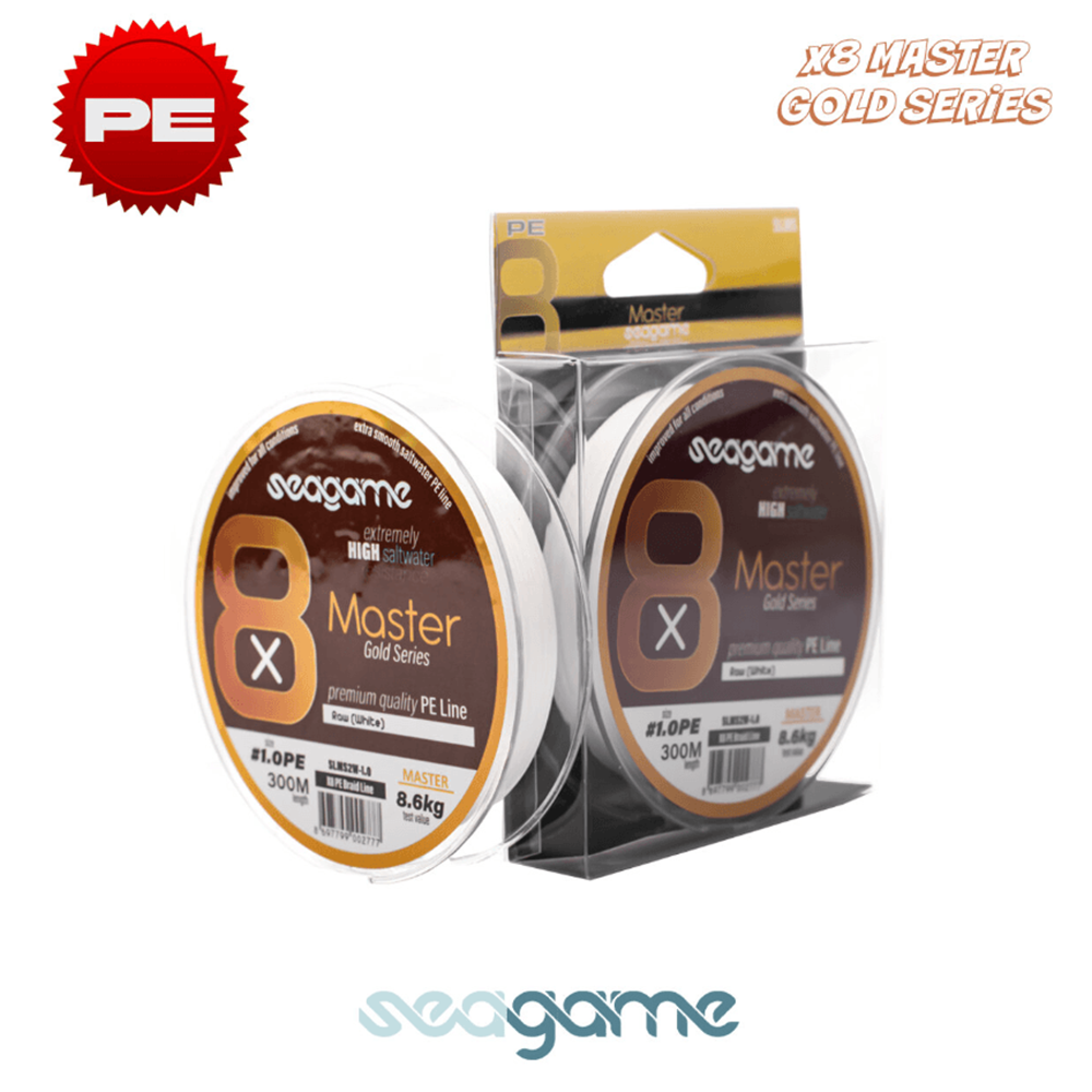 Seagame Master 8x 300m White İp Misina - 0.8PE 0.14MM
