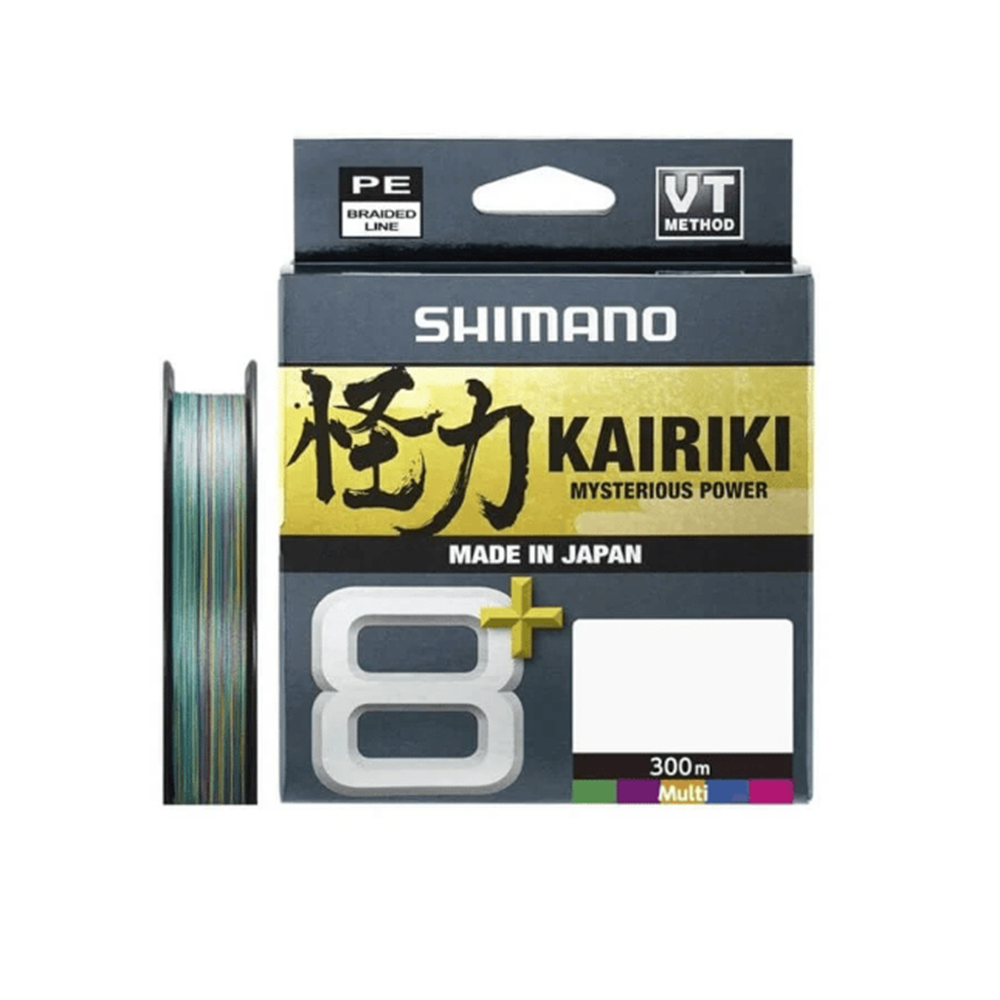 Shimano Kairiki 8+ 300m Multi Color Misina - 0.19 MM