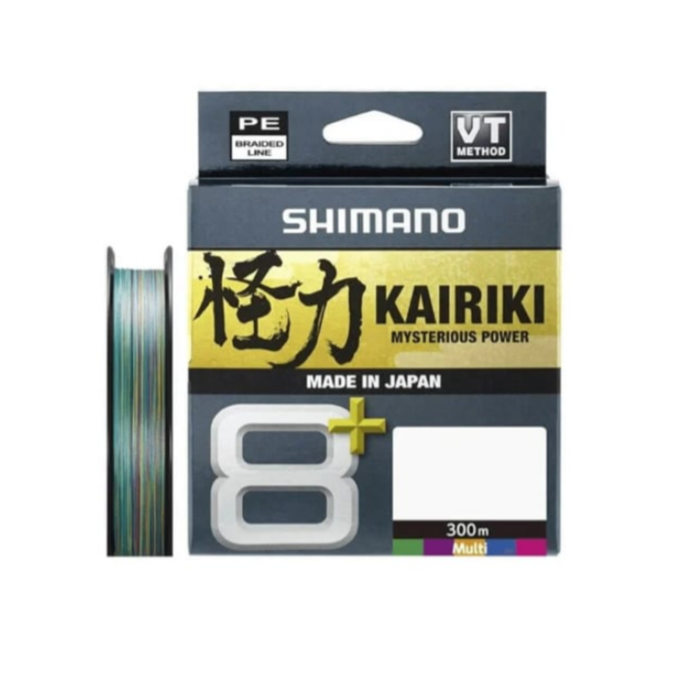 Shimano Kairiki 8+ 300m Multi Color Misina - 0.190MM