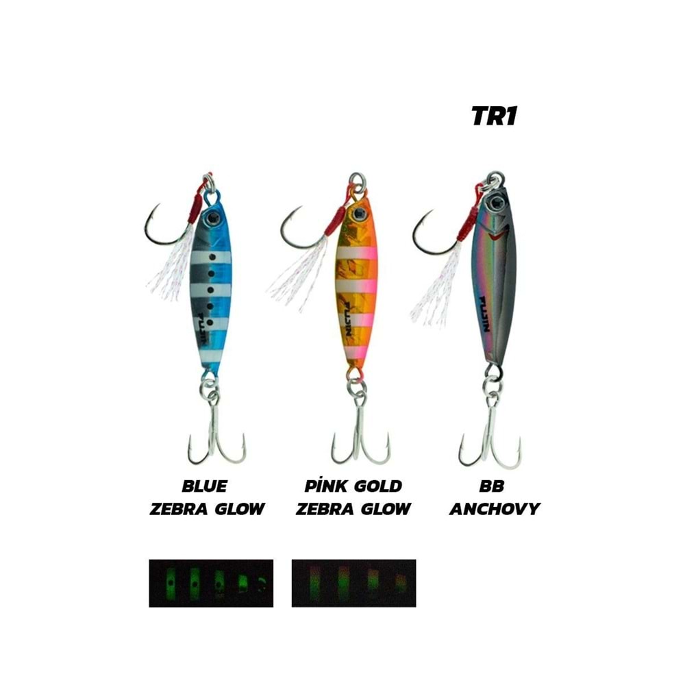 Fujin Jig-X Trio 3lü Micro 15gr Jig Yem - TR1