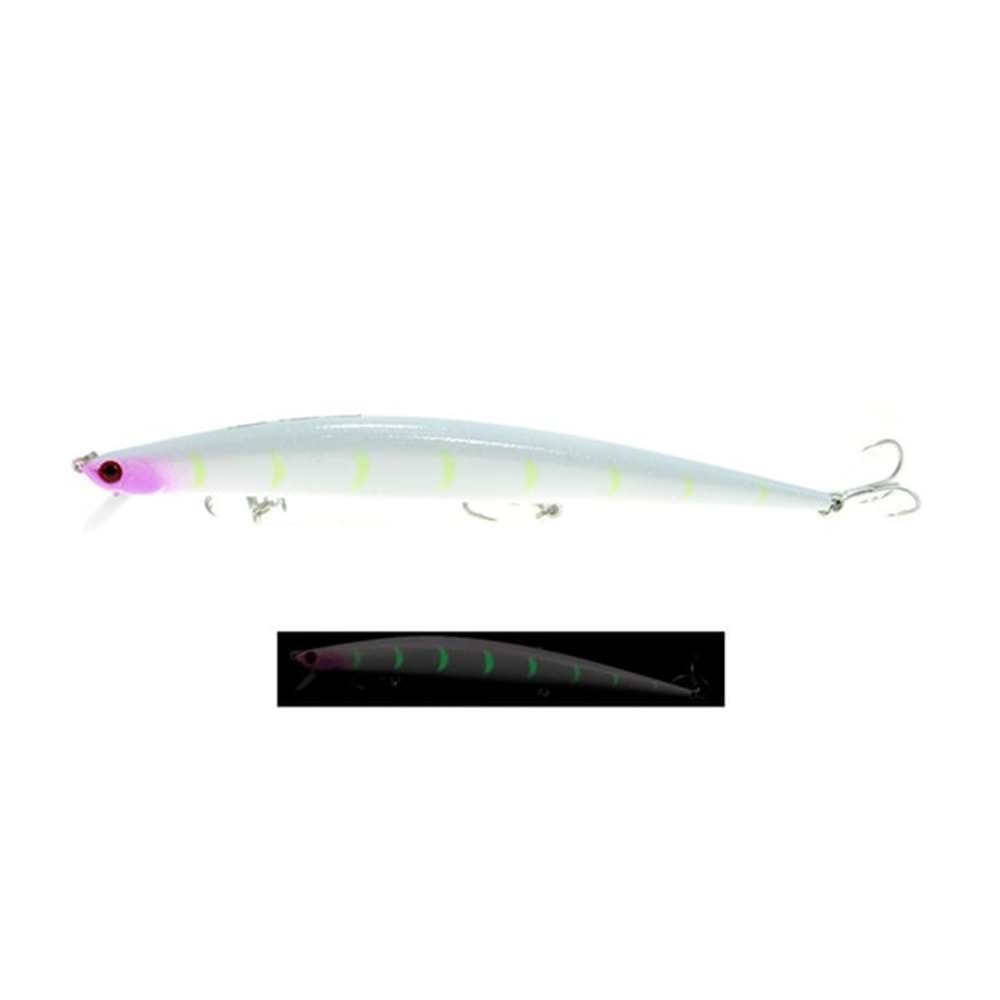 Fujin Flux 175mm 29gr Sinking Maket Balık - 034 Glow Purple
