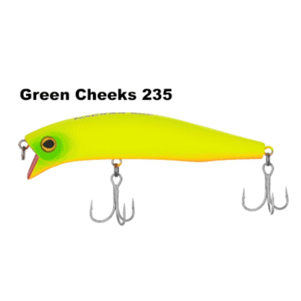 Fujin Hacker 90mm 13.7gr SSR Floating Maket Balık - 235 GREEN CHEEK