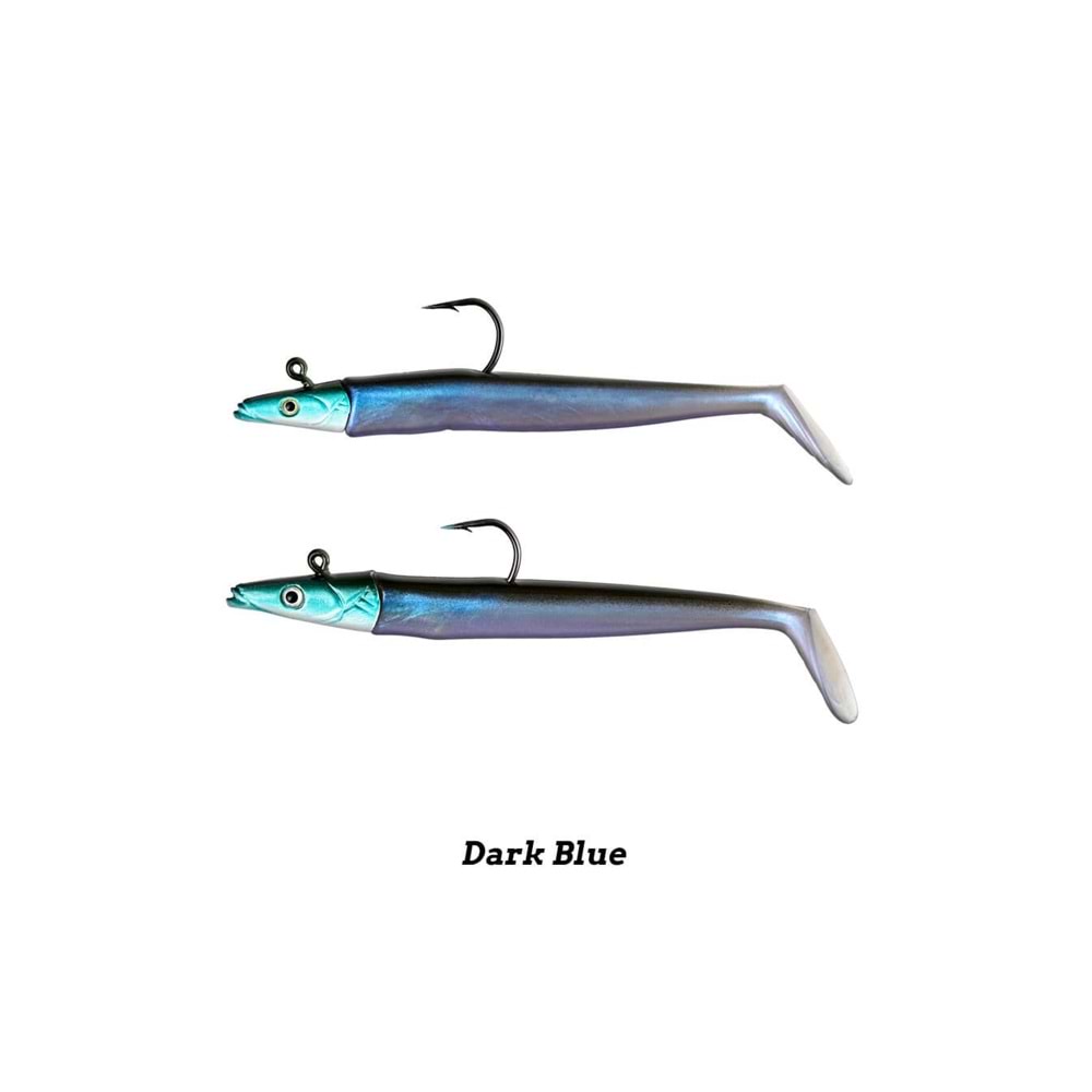 Fujin Zand Eel 11cm 7gr-14gr Double Body+Head Silikon Balık - DARK BLUE