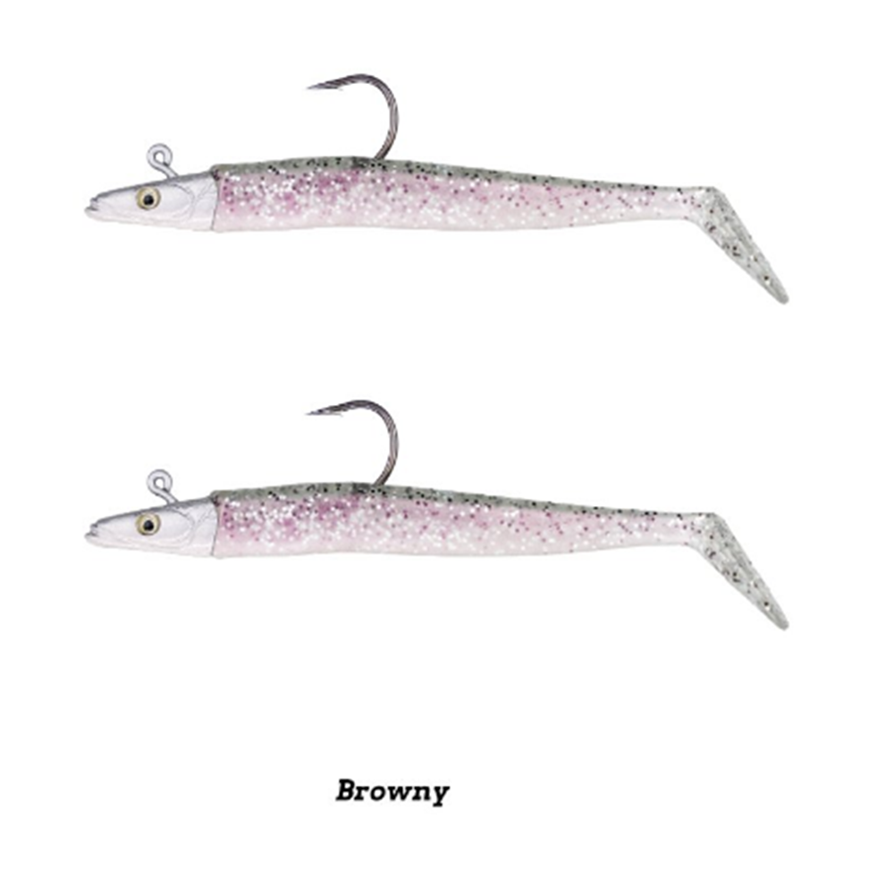 Fujin Zand Eel 11cm 7gr-14gr Double Body+Head Silikon Balık - BROWNY