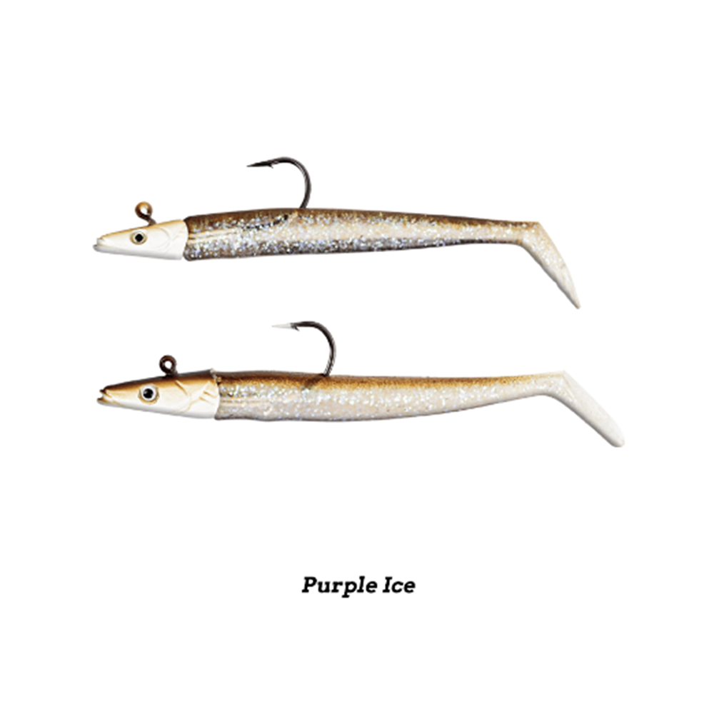 Fujin Zand Eel 11cm 7gr-14gr Double Body+Head Silikon Balık - PURPLE ICE