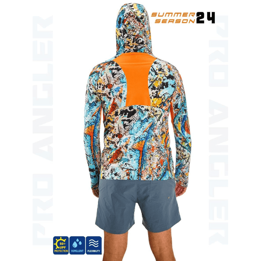 Fujin Pro Angler S24 Buff&Hoodie Makai Orange
