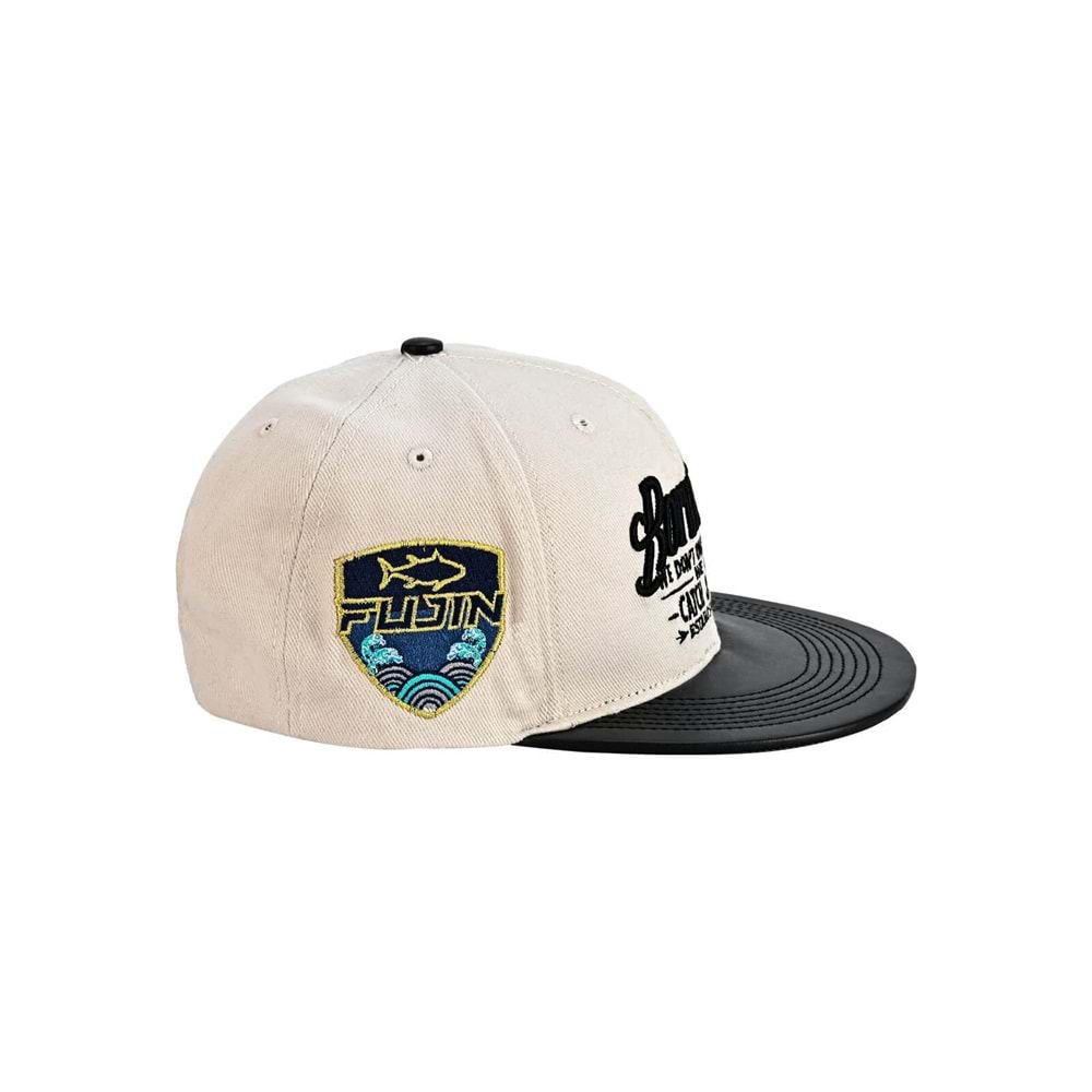 Fujin BTW Leather Visor Şapka Dirty White