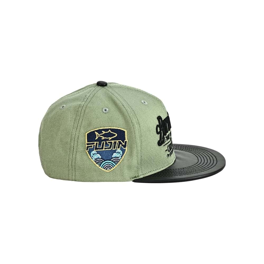 Fujin BTW Leather Visor Şapka Light Green