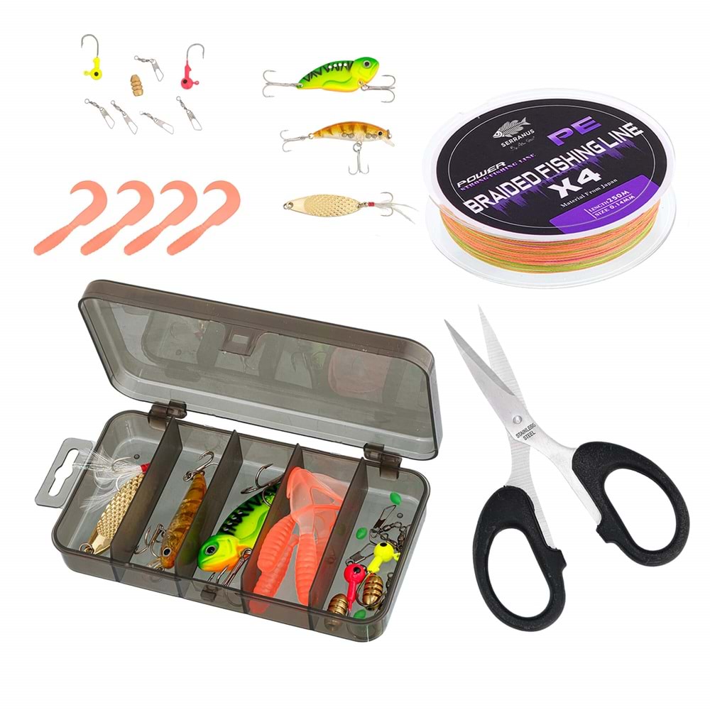 Albastar Serranus Tele Spin Olta Seti