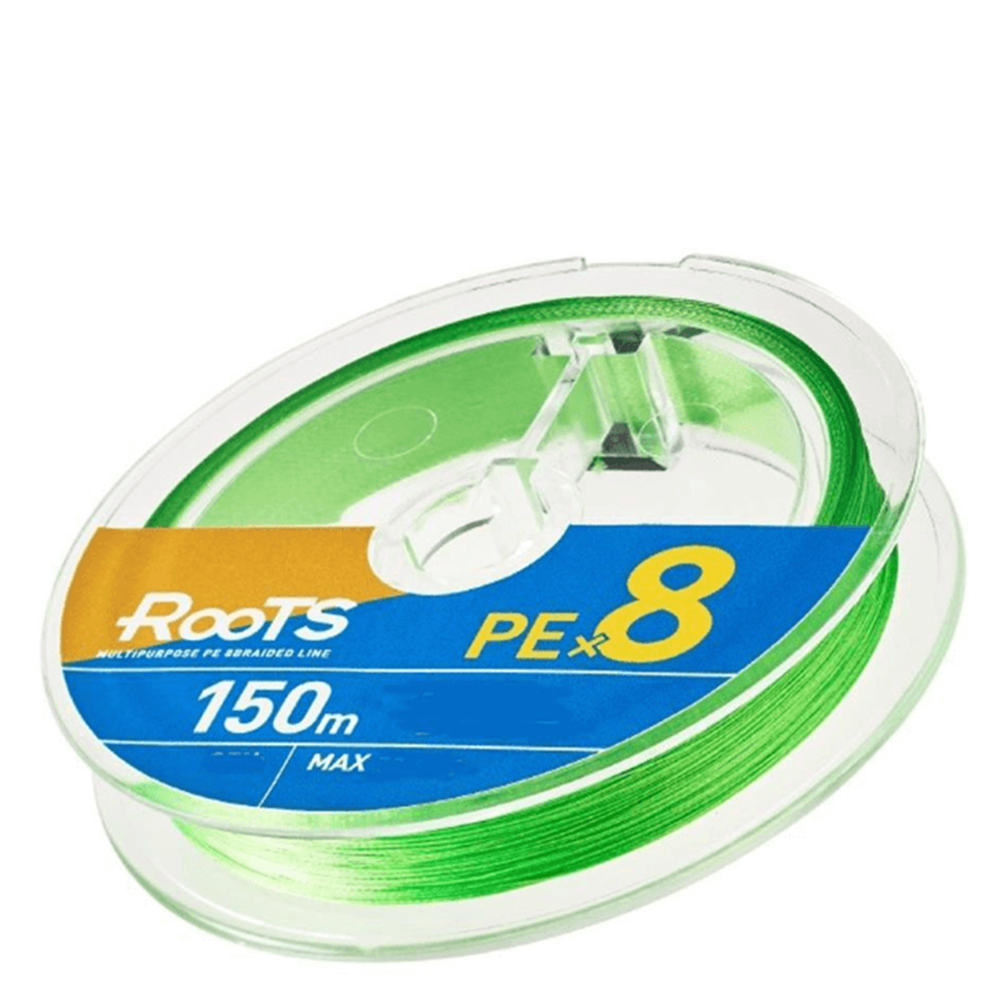 Gosen X8 Roots PE 8 Örgü Spin İp Misina 150mt A.Yeşil - 0.8 PE