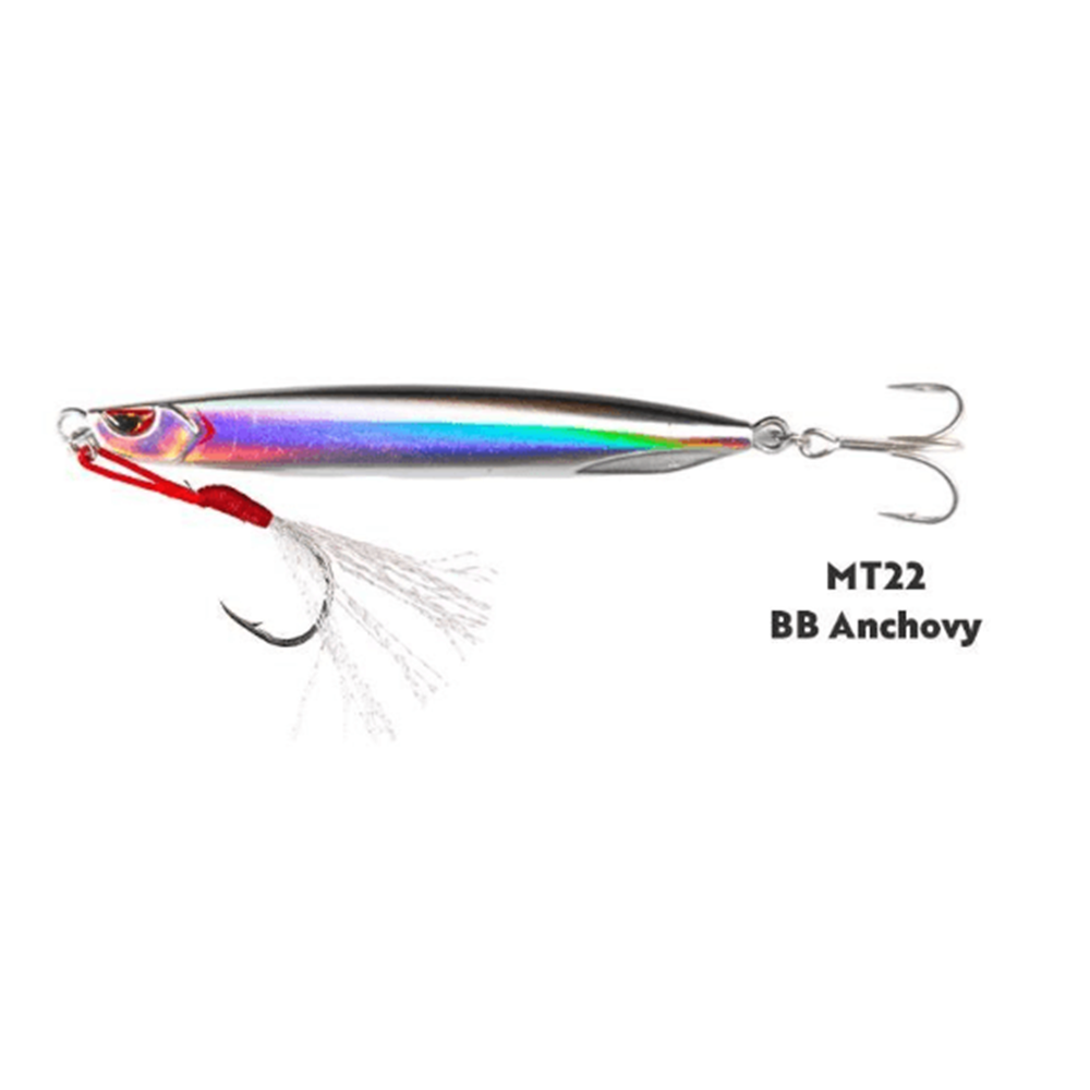 Fujin Metal Cast 40gr Shore Jig Metal Yem - MT22 BB ANCHOVY