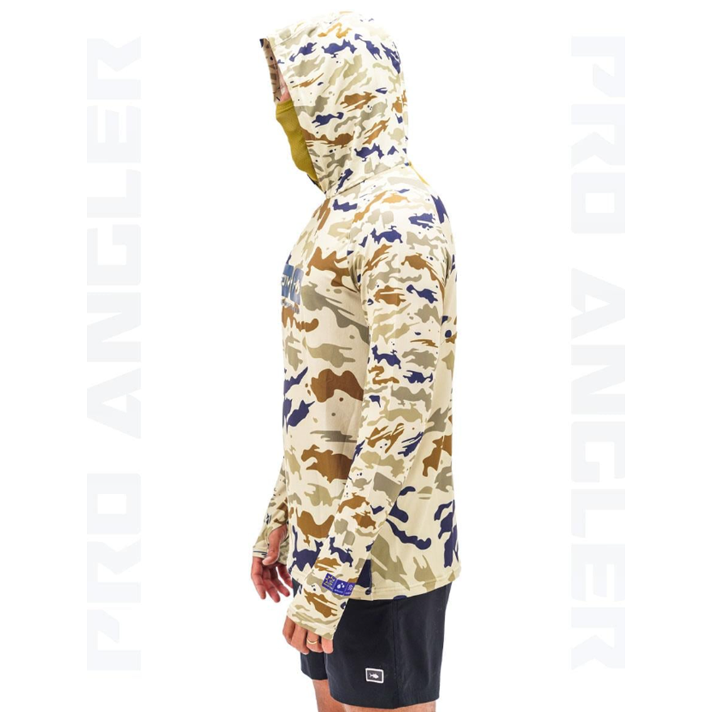 Fujin Pro Angler S24 Buff&Hoodie Natural Camo - M