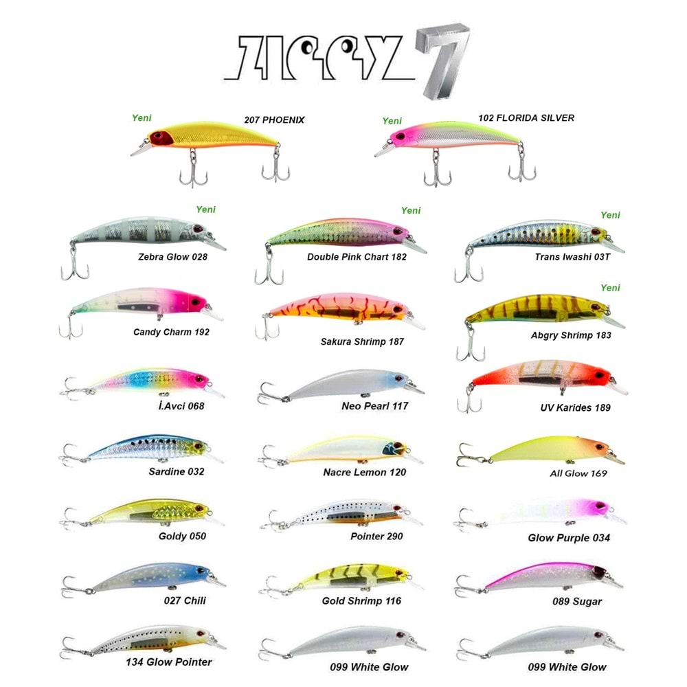 Fujin Ziggy 70mm 9.6gr Sinking LRF Maket Balık