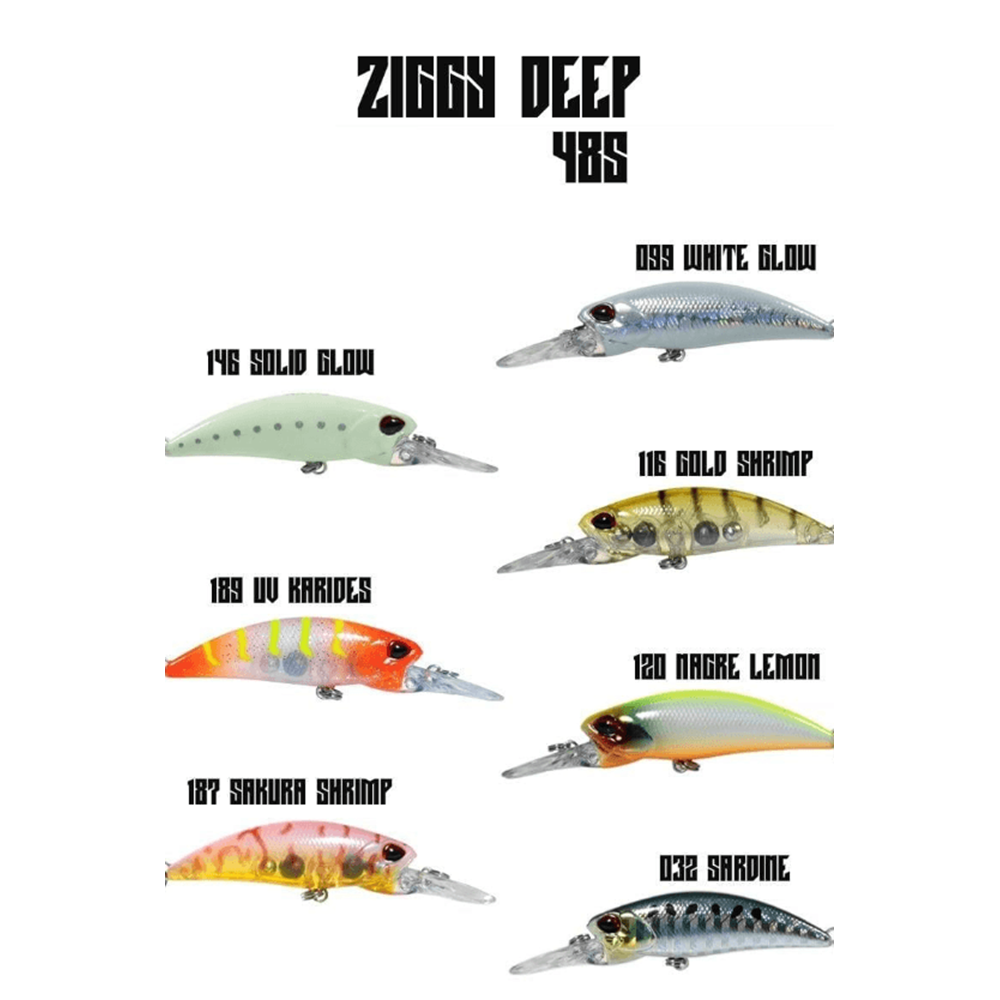 Fujin Ziggy Deep 48S 48mm 4.5gr Maket Balık