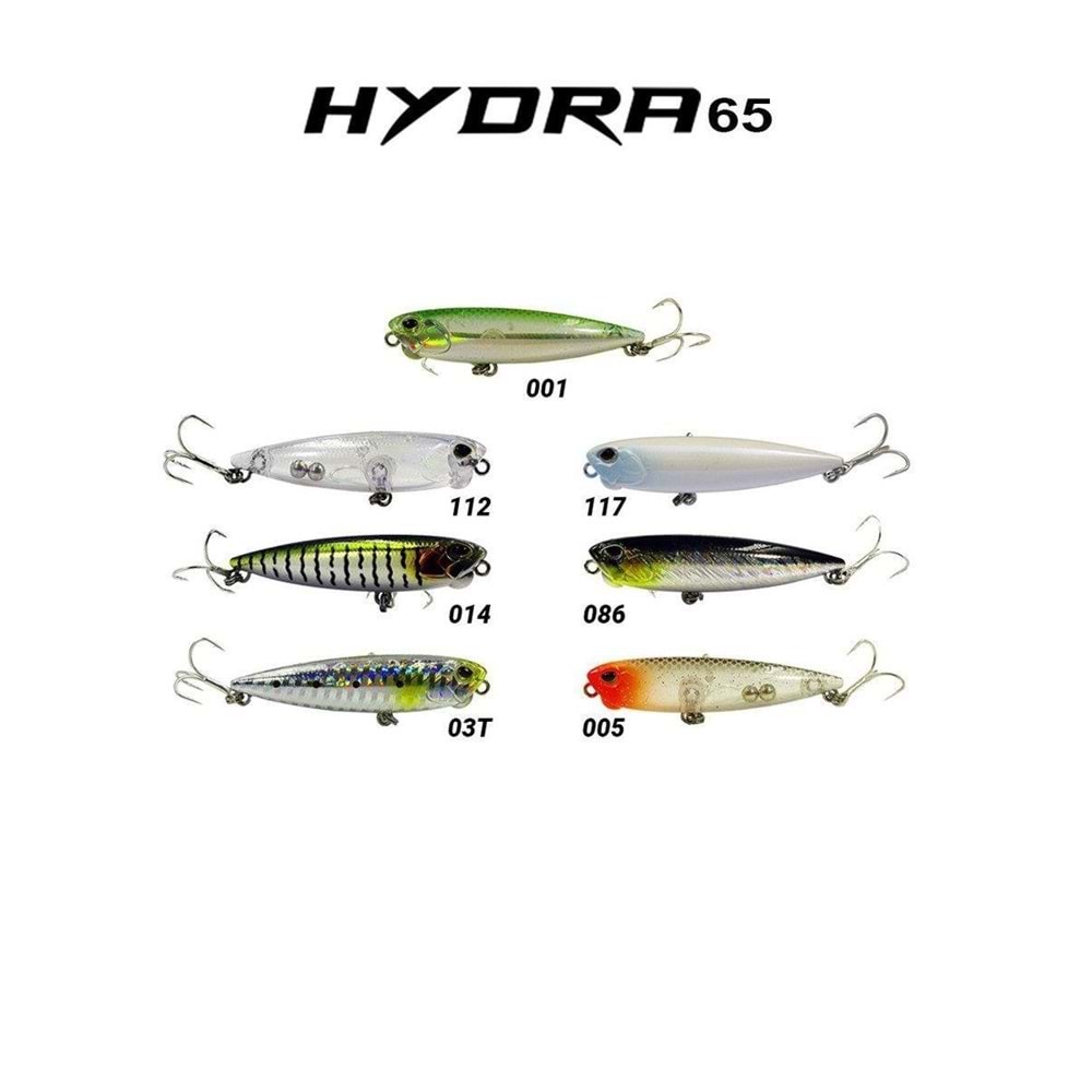 Fujin Hydra 65mm 5.5gr LRF Su Üstü Maket Balık