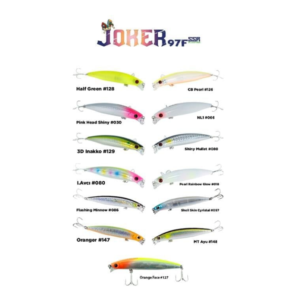 Fujin Joker 97mm 12.6gr SSR Floating Maket Balık - 068 I.AVCI