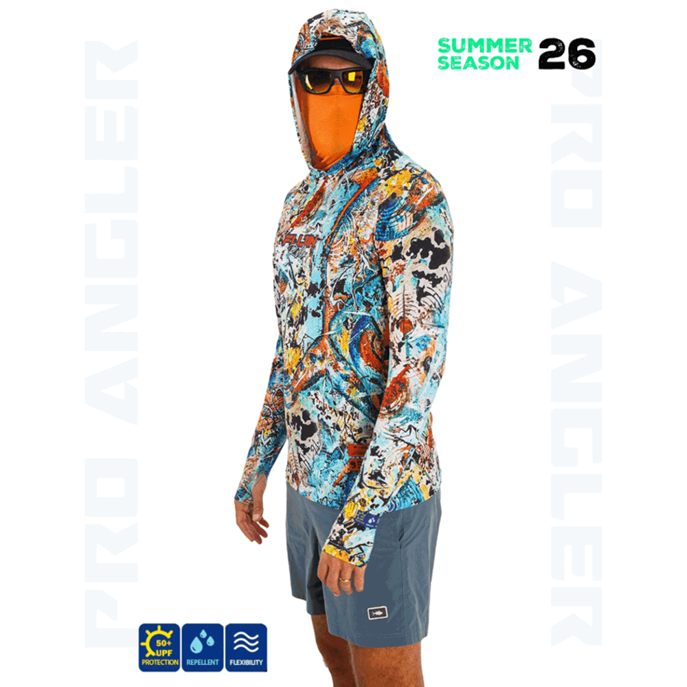 Fujin Rolla S26 Buff&Hoodie Makai Orange - XL