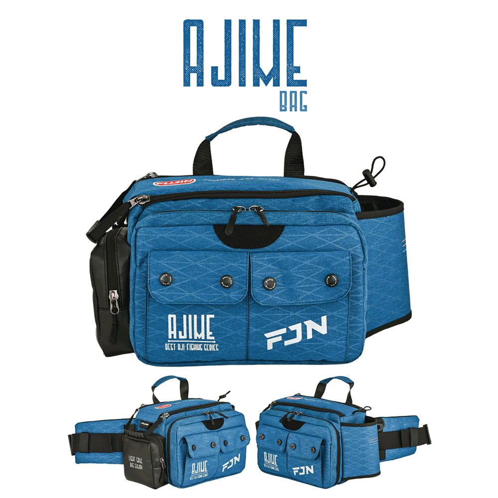 Fujin Ajime Bel Çantası Indigo - Balıkçı Çantası