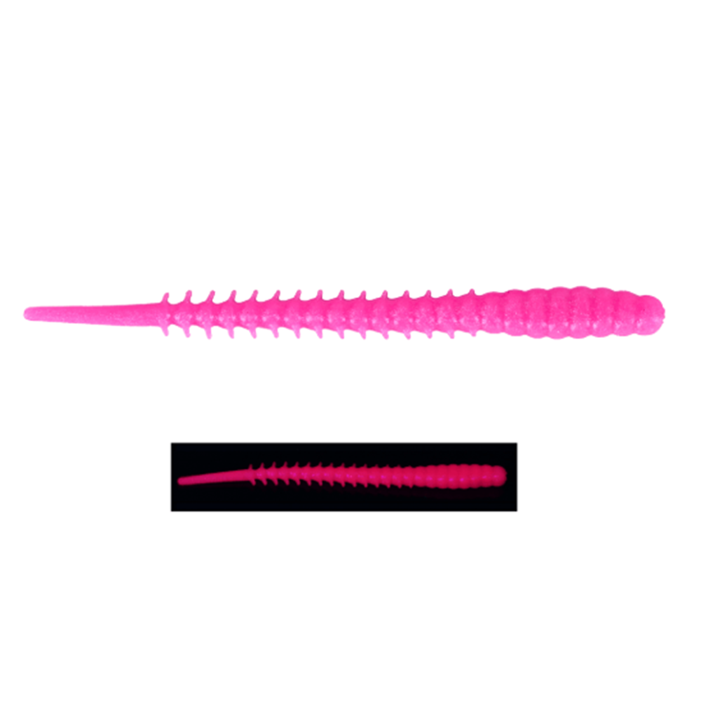 Fujin Bio Worm 6cm Floating Sıvılı Kokulu LRF Silikonu - FUSHIA UV