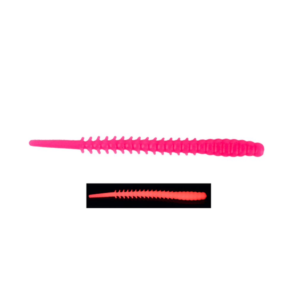 Fujin Bio Worm 6cm Floating Sıvılı Kokulu LRF Silikonu - PINK FLUO UV