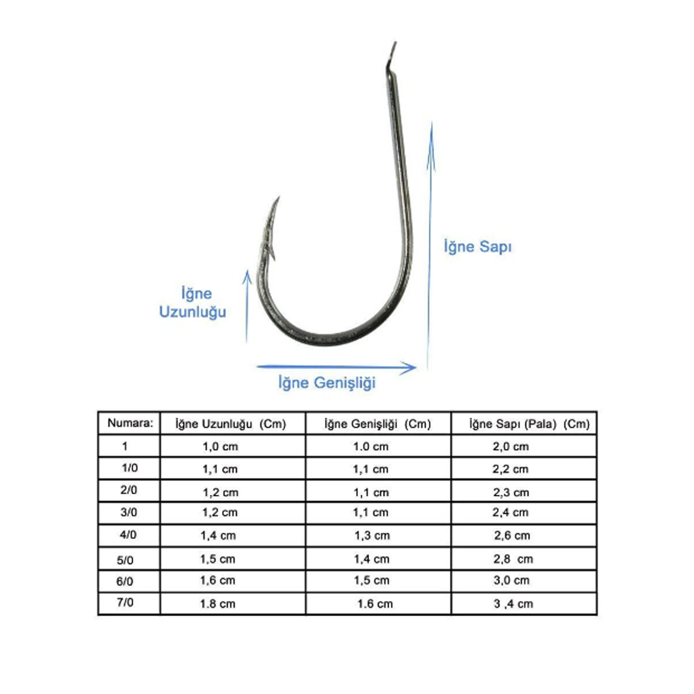 Marlin 1056 Fukase HC Nickel İğne - 3/0