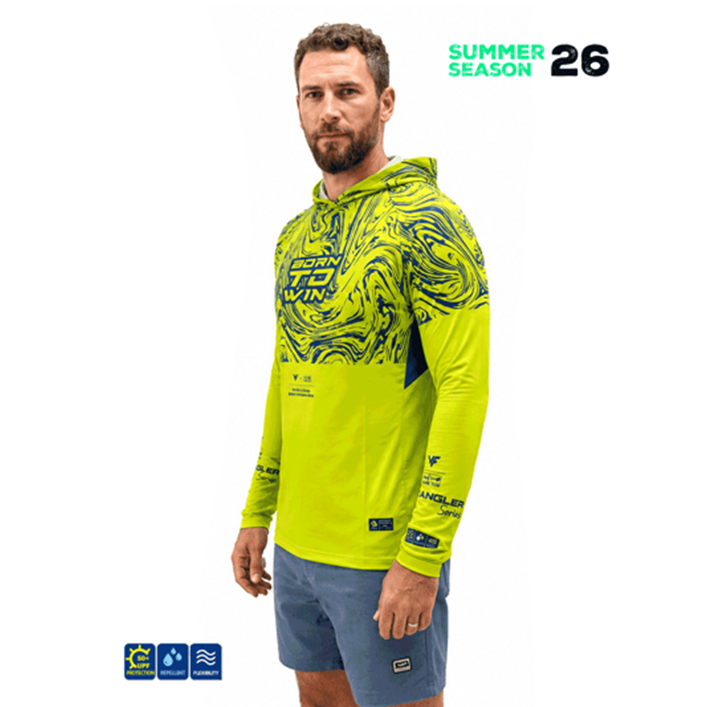Fujin Pro Angler S26 Hooded Izohips Green Blue