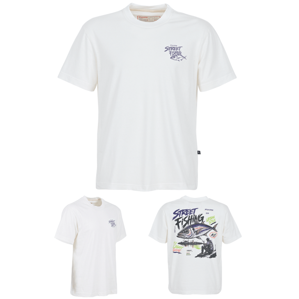 Fujin S26 Street Fishing T-Shirt Ecru
