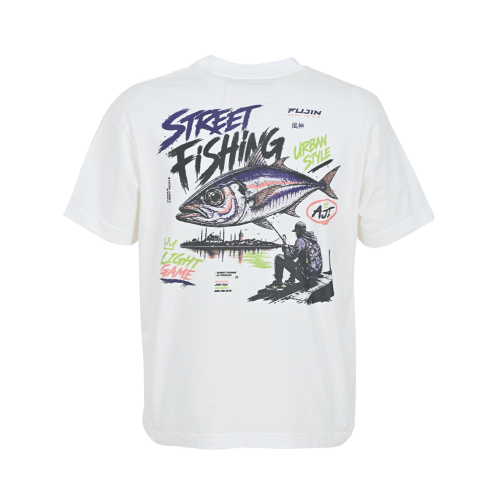 Fujin S26 Street Fishing T-Shirt Ecru