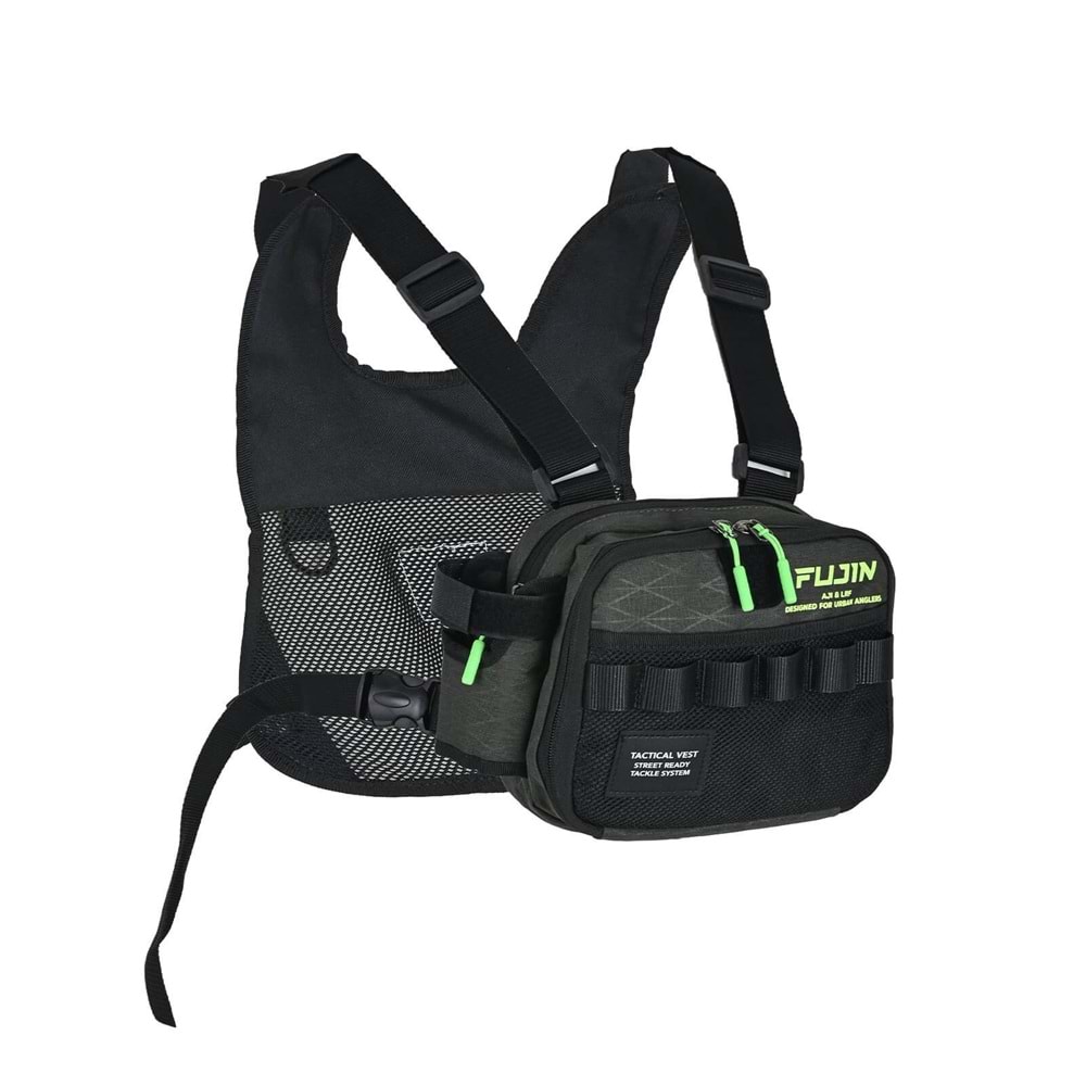 Fujin Tactical Vest Khaki Balıkçı Çantası