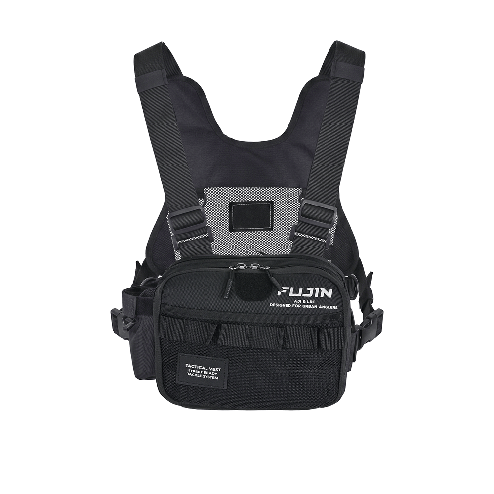Fujin Tactical Vest Black Balıkçı Çantası