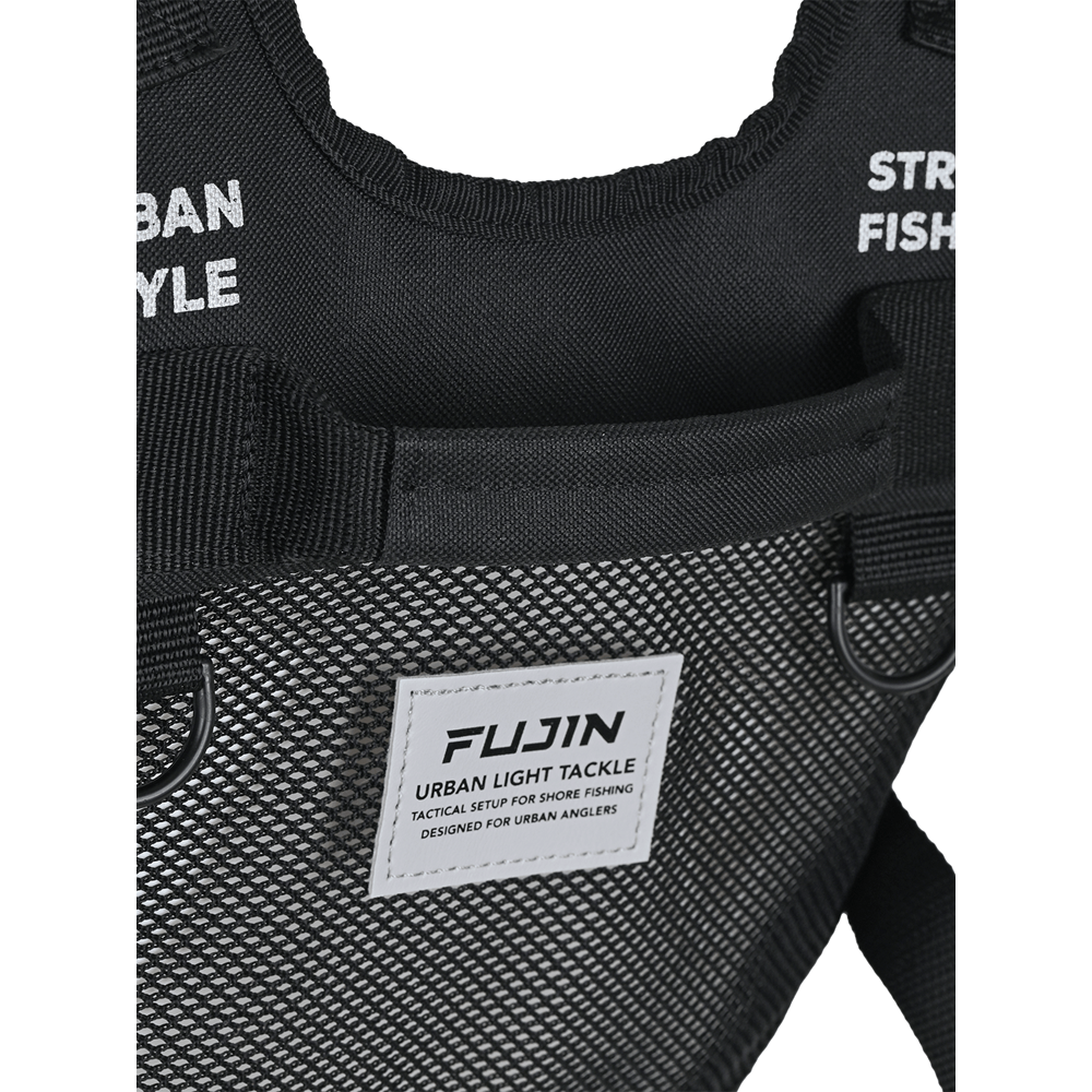 Fujin Tactical Vest Black Balıkçı Çantası