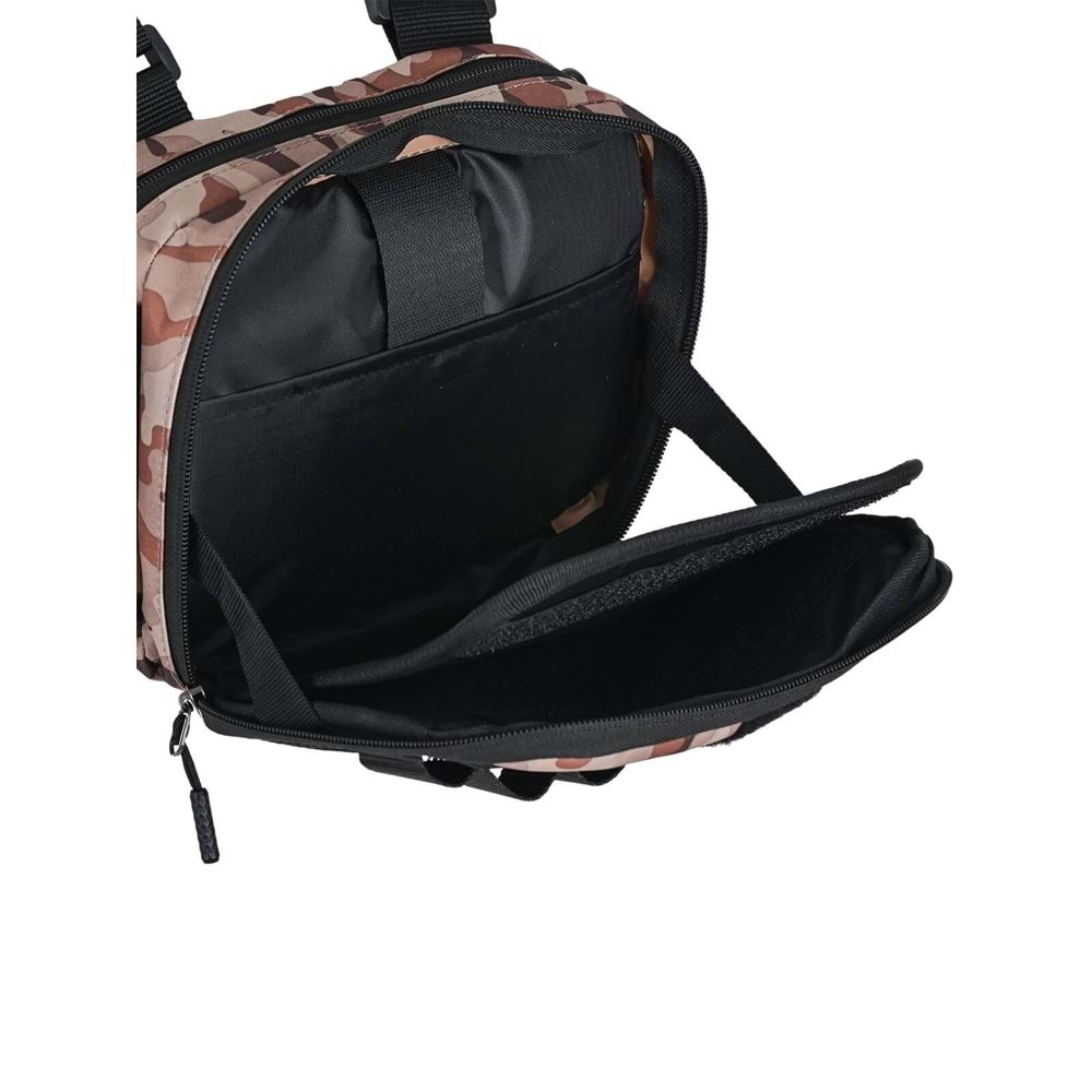 Fujin Tactical Vest Brown Camo Balıkçı Çantası
