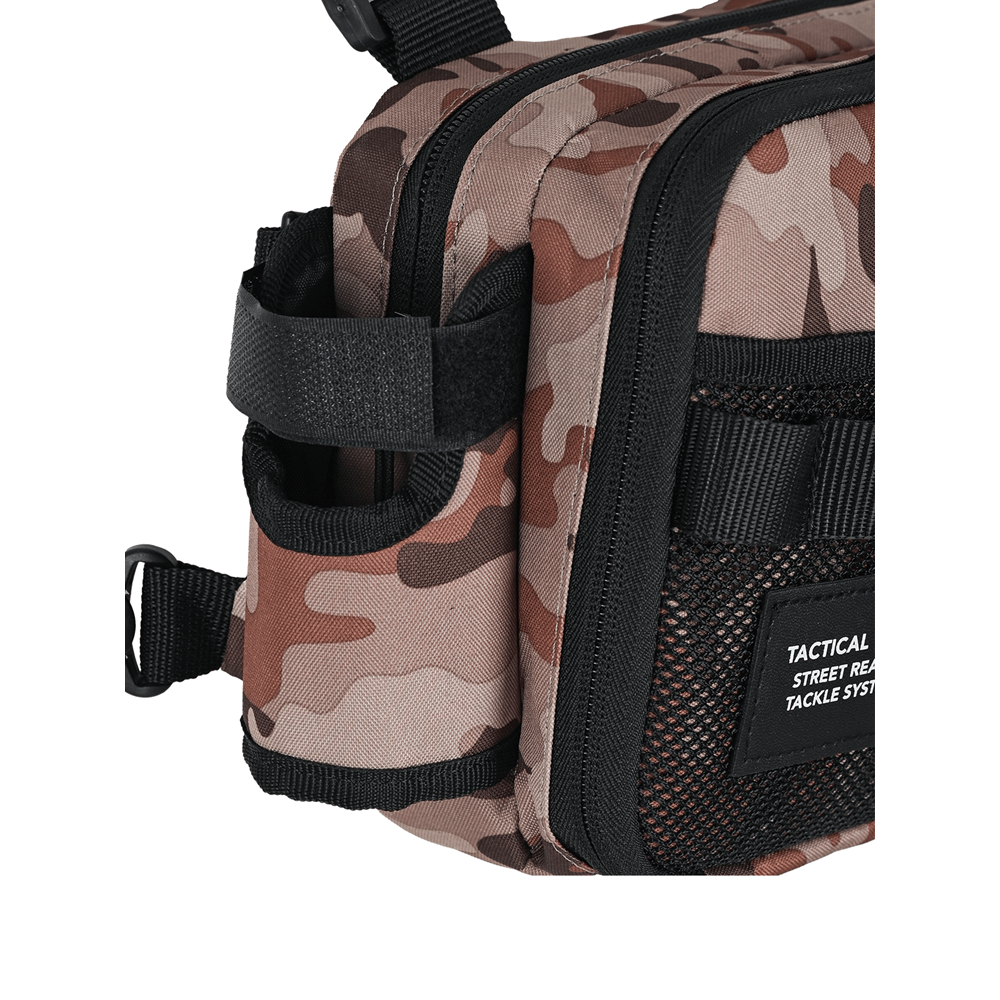Fujin Tactical Vest Brown Camo Balıkçı Çantası