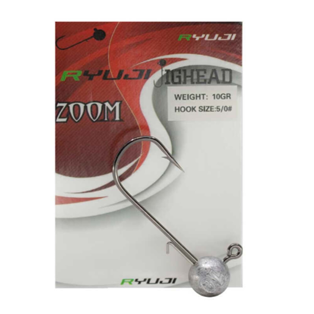 Ryuji Zoom Jig Head Round 10gr Zoka (3Adet)