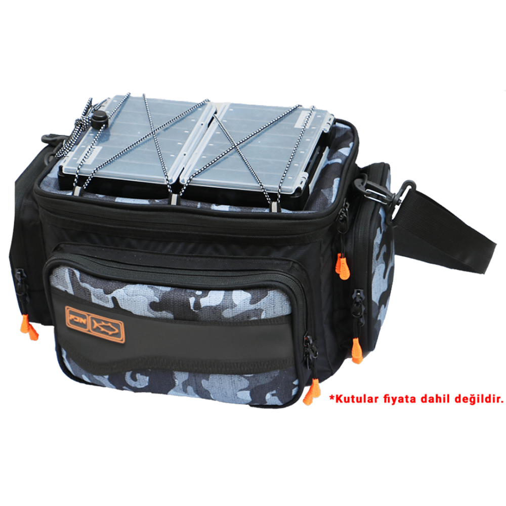 Fujin Black Camo Helper Bag - Balıkçı Çantası