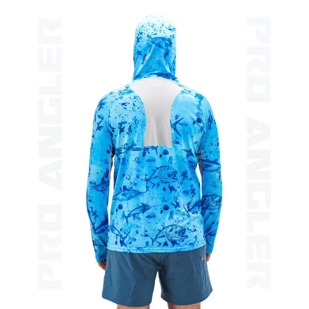 Fujin Pro Angler S24 Buff&Hoodie Blue Fish