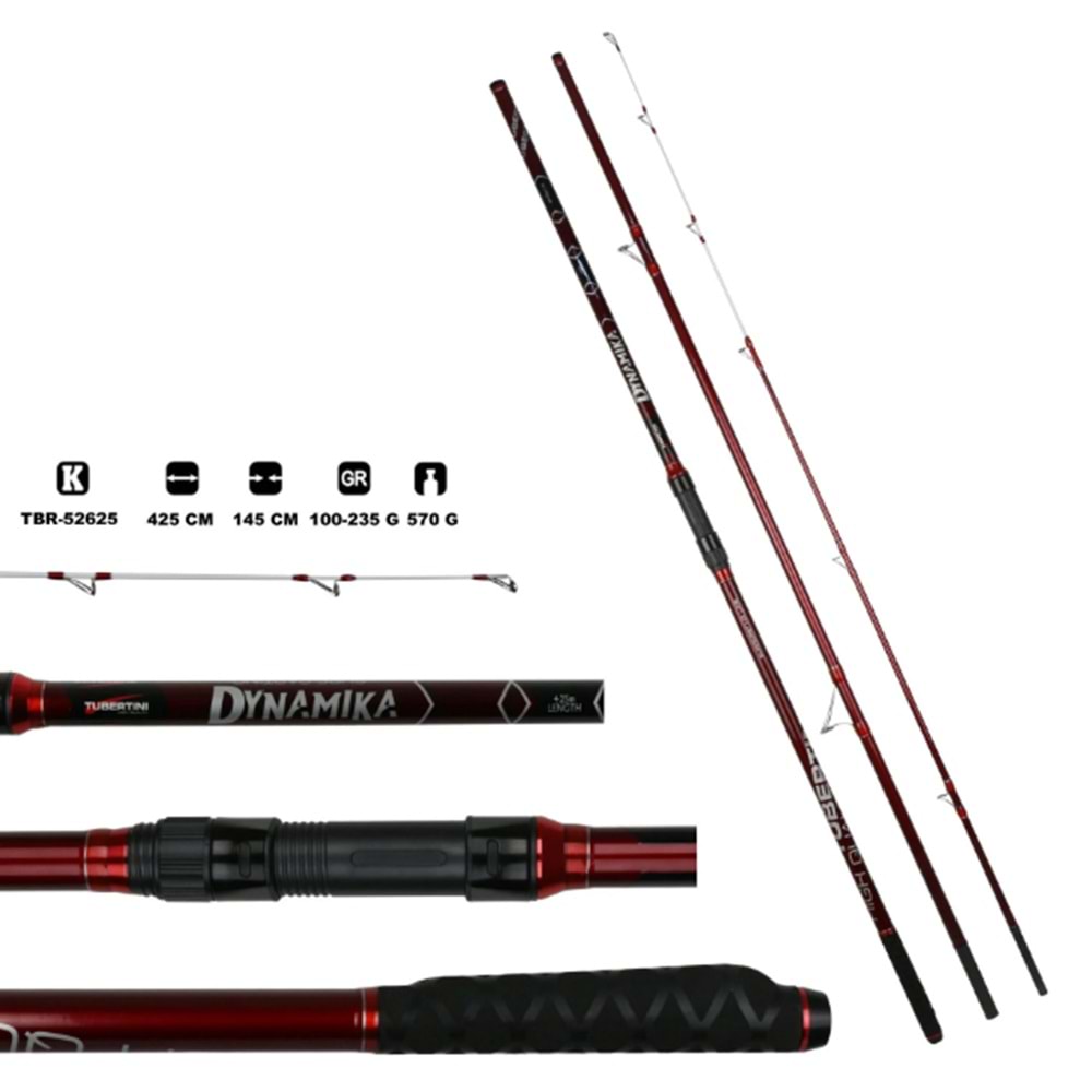 Tubertini Dynamika 425 cm LR Surf Kamışı 100-235 g