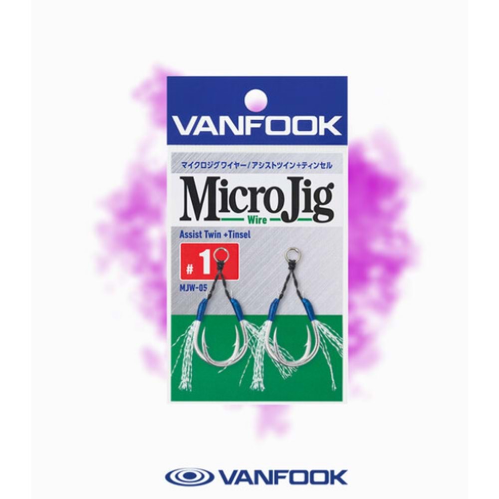 VANFOOK MJW-05 MICRO JIG WIRE TN ASIS 1CM 2P