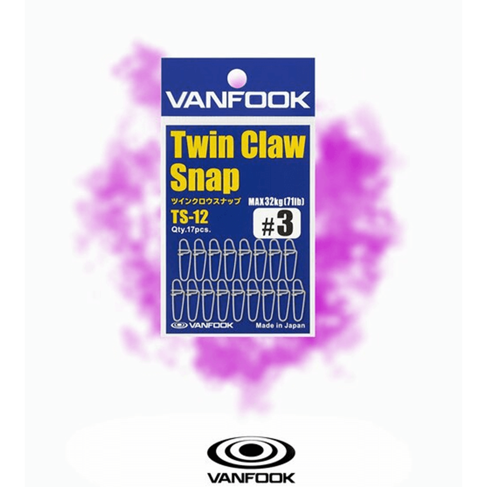 Vanfook TS-12 Twin Claw Snap Klipsli Fırdöndü - 1