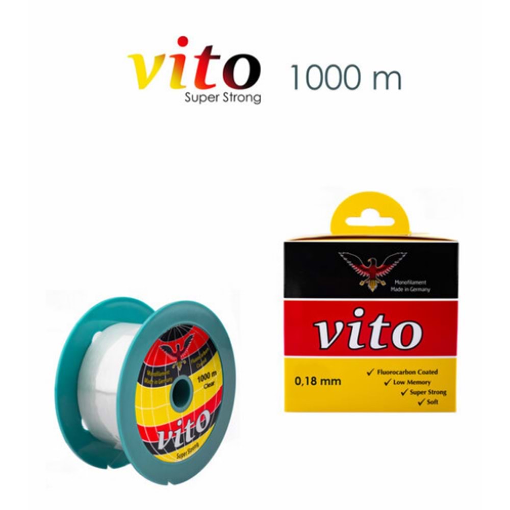 VİTO 1000M BOBİN MİSİNA ŞEFFAF
