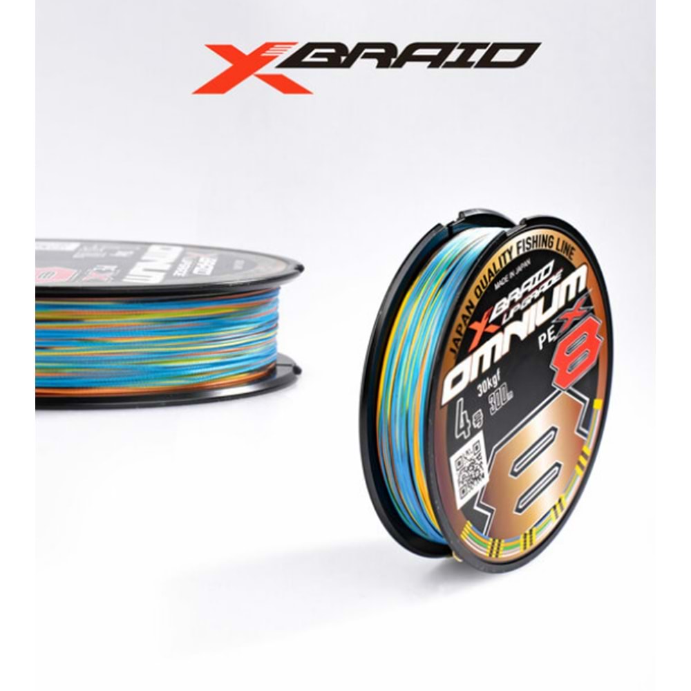 YGK X056 UPGRADE OMNIUM PE X8 300M MULTICOLOR