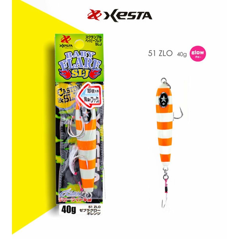 Xesta Scramble Baby Flare Slj 40gr Jig Yem - 51 ZLO