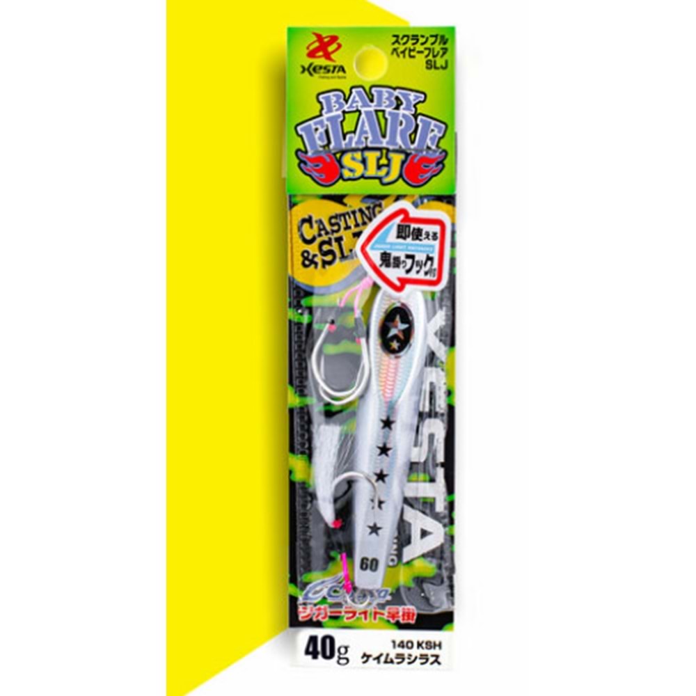 XESTA SCRAMBLE BABY FLARE SLJ 40G JIG