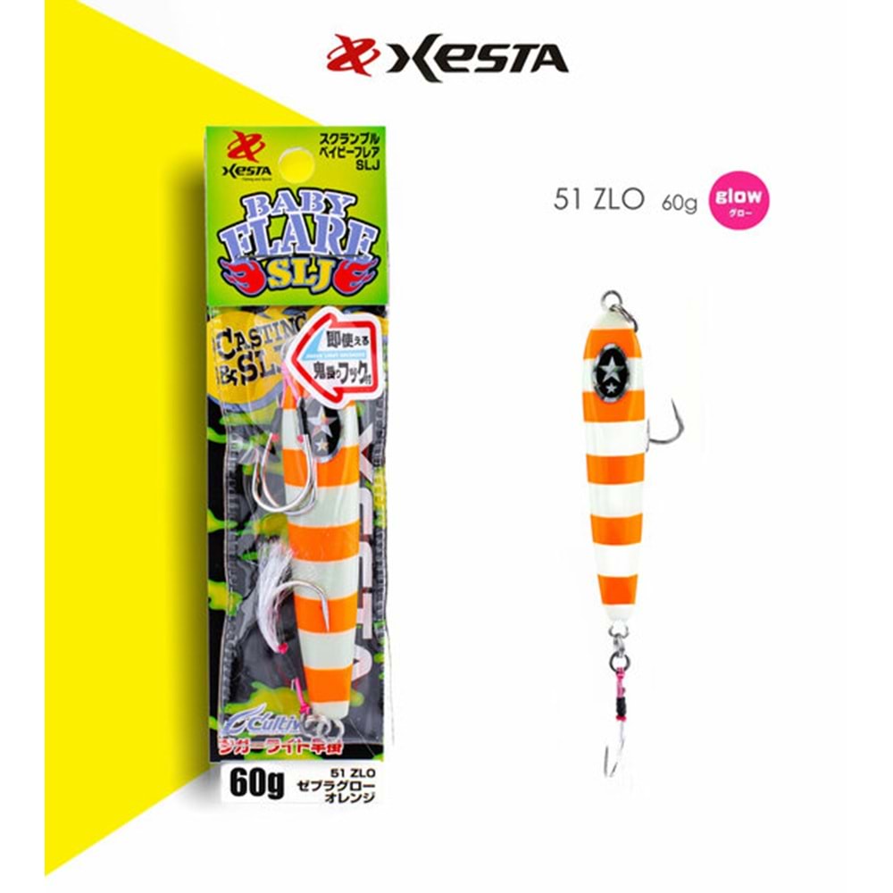 Xesta Scramble Baby Flare Slj 60gr Jig Yem - 51 ZLO