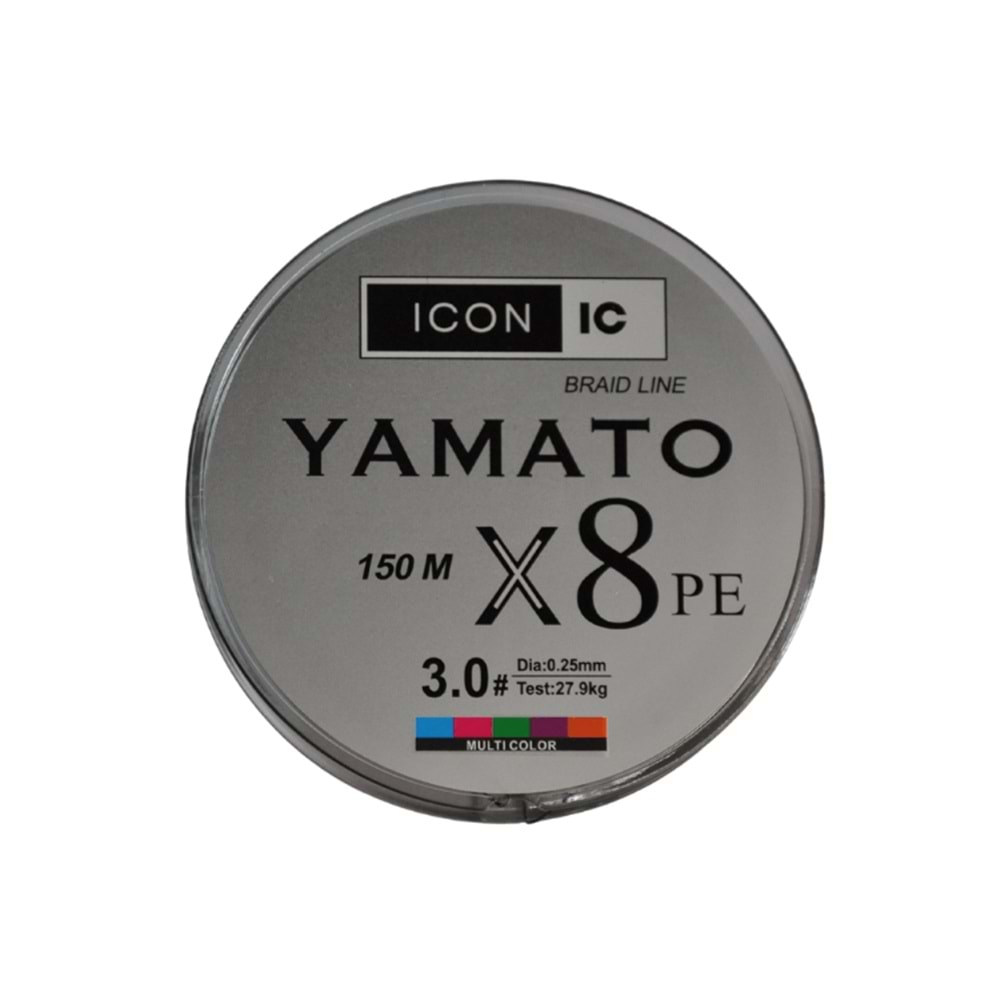 ICON-IC Yamato 150m X8 Multicolor İp Misina
