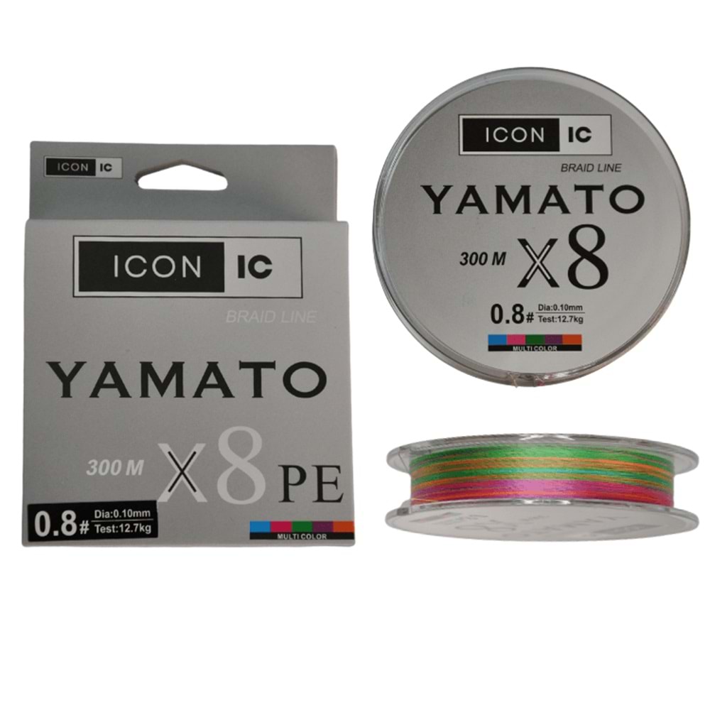 ICON-IC Yamato 300m X8 Multicolor İp Misina