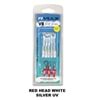RED HEAD WHITE SILVER UV